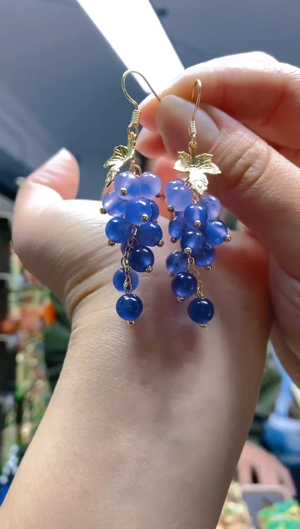 【闪购商品】玛瑙/玉髓耳饰合金025玛瑙耳饰