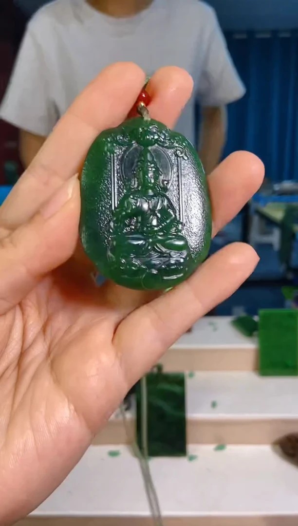 和田玉未镶嵌挂件1