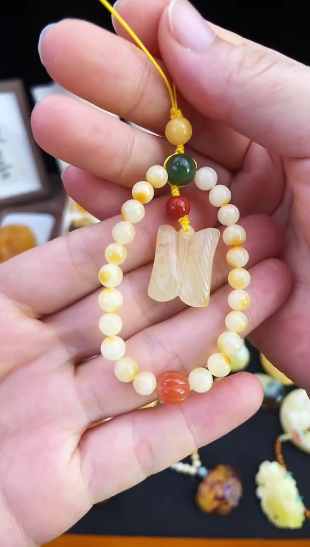 琥珀未镶嵌珠宝奇石柒月