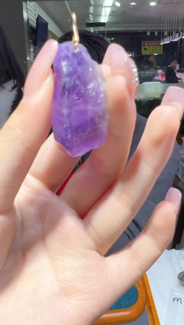 【闪购商品】紫晶颈饰未镶嵌多样性发一件 358