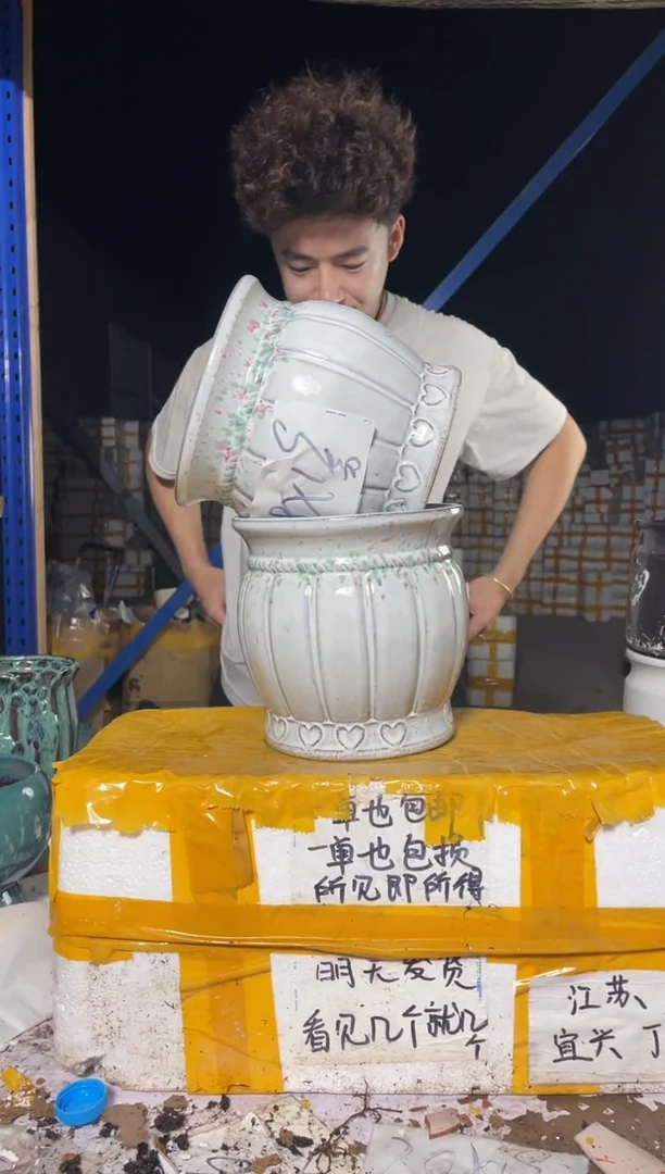 紫砂花盆紫砂花盆宜兴紫砂粗陶花盆18*18