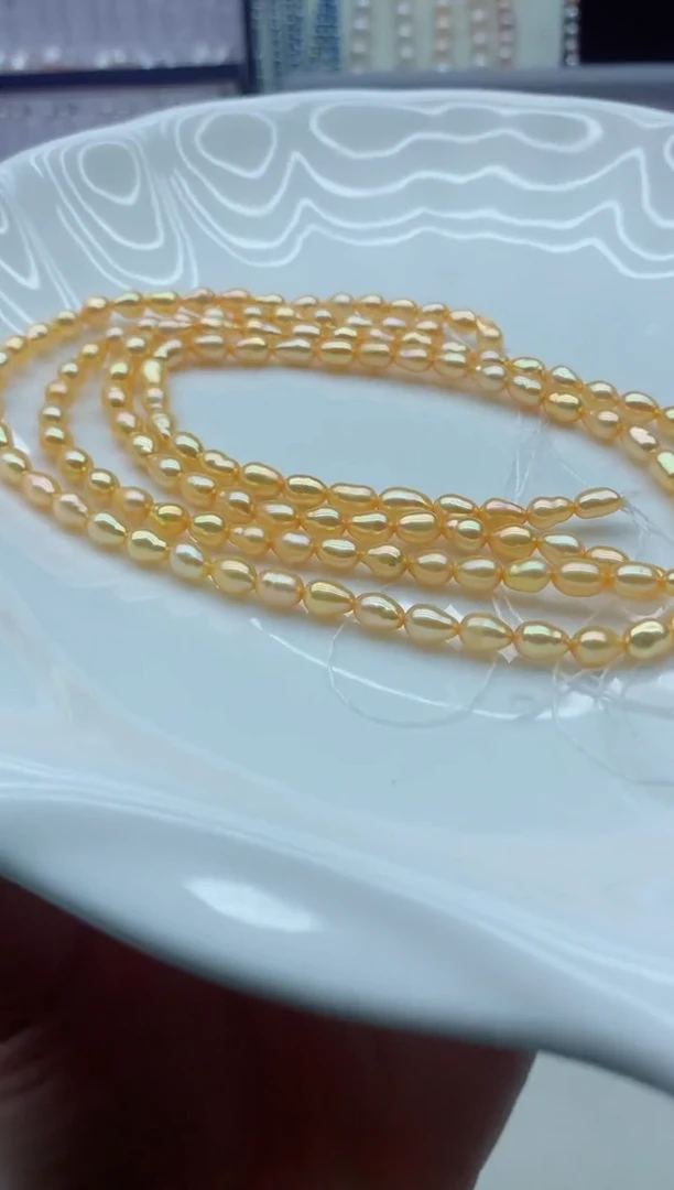 颈饰未镶嵌淡水珍珠多样性发其一不做扣头(非无瑕)