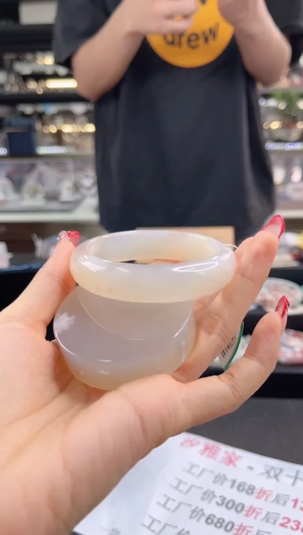 未镶嵌手镯石英质玉57圈口（赠品镯心）15851615