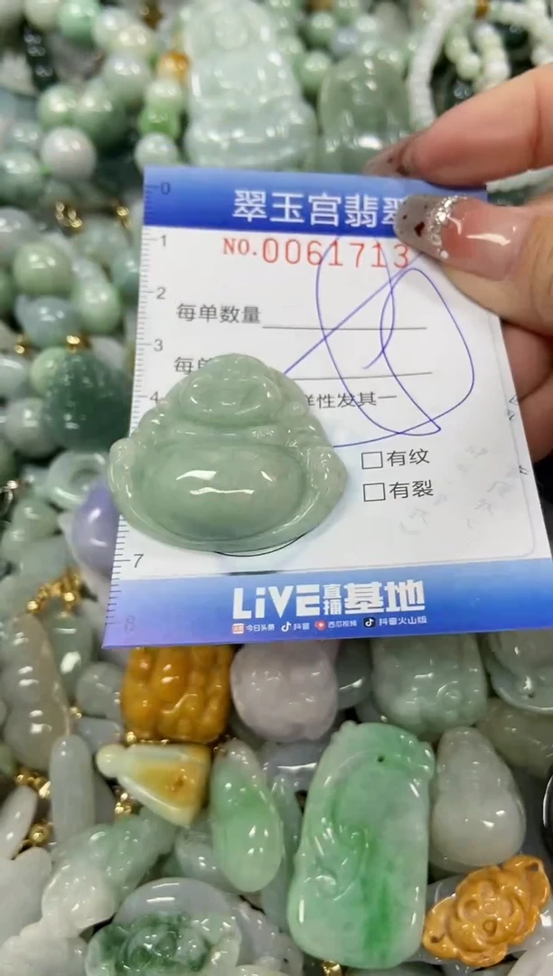 【闪购商品】翡翠颈饰未镶嵌闪购商品0061713多样性发其一