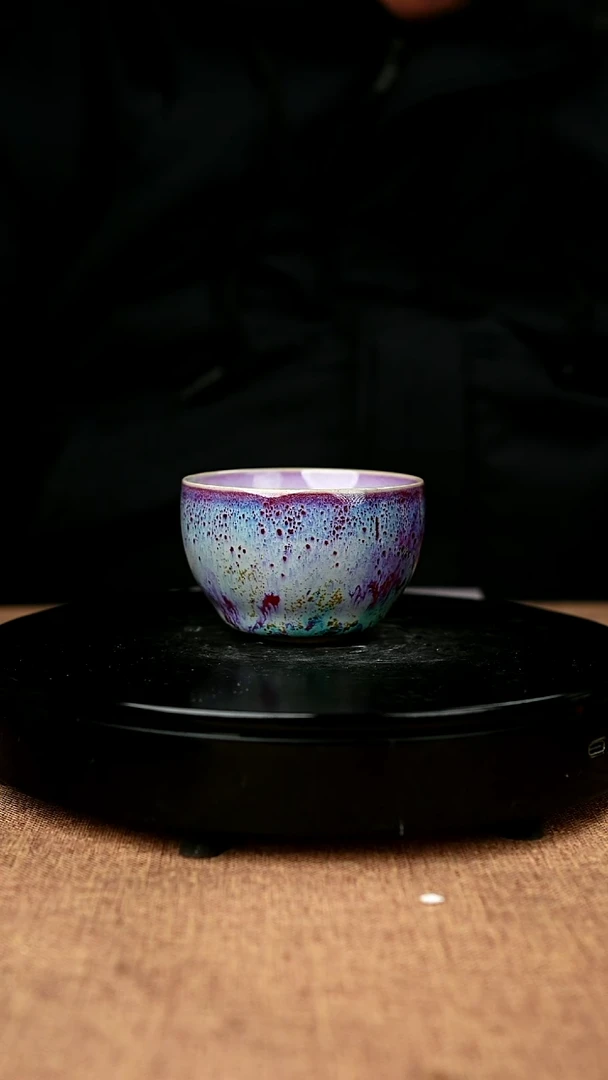 【闪购商品】325#白露伟一级品原矿钧瓷炉钧釉主人杯