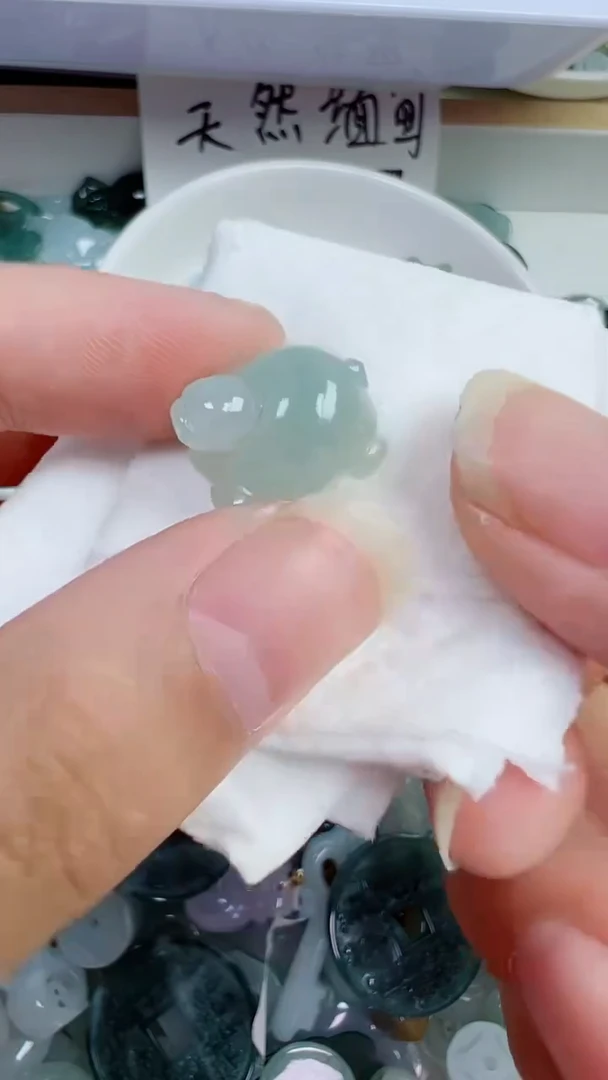 散珠翡翠17号链接，A货翡翠