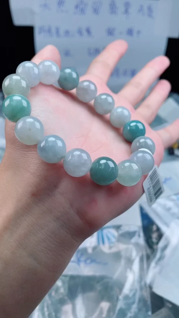 未镶嵌定制翡翠珠串