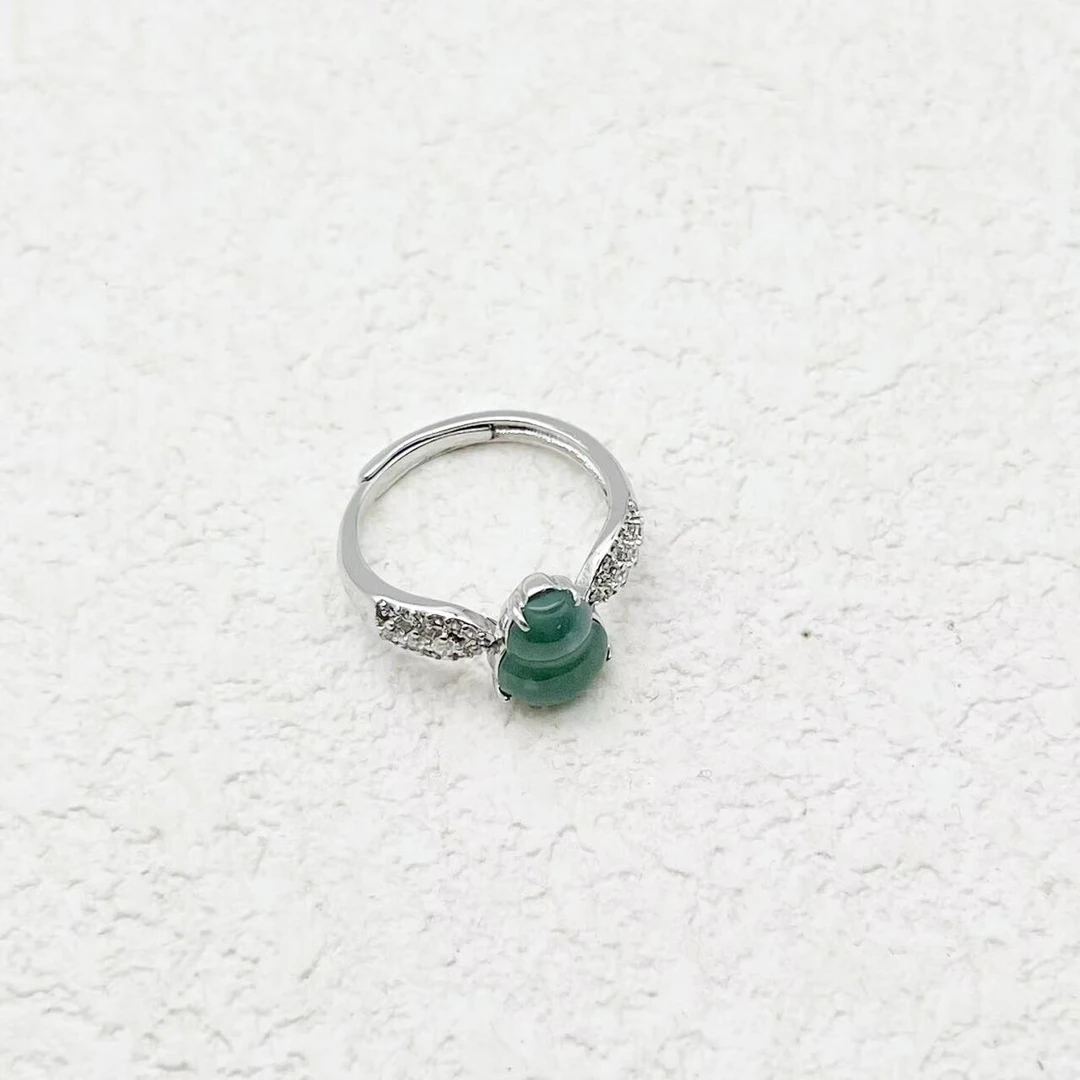 天然翡翠葫芦戒指多样性发其一-ZC0022-0018