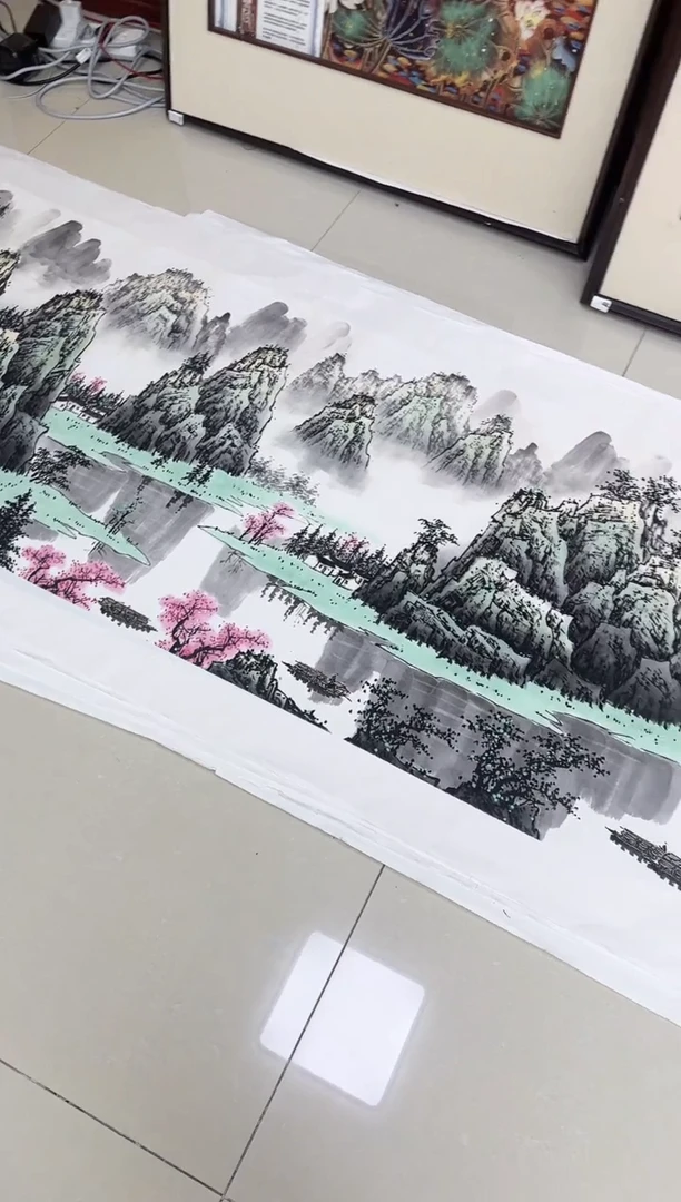 国画九霄甄选国画作品x34