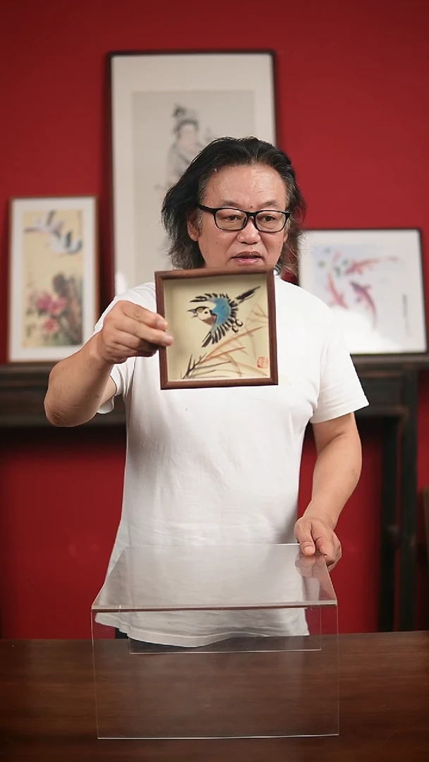 国画手写手绘-6寸摆台