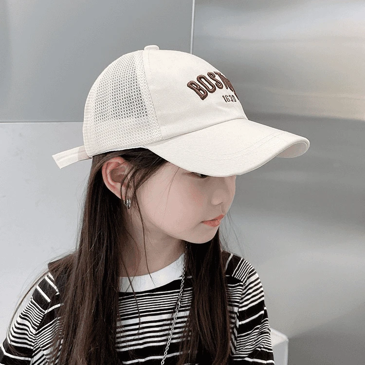 儿童帽子春夏时尚百搭女童鸭舌帽洋气韩版遮阳棒球帽男孩太阳网帽