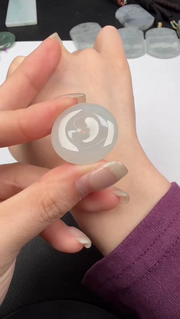 吊坠(不含链)未镶嵌翡翠翡翠饰品-66