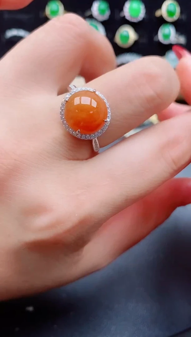 【闪购商品】翡翠戒指银S925镶嵌1212