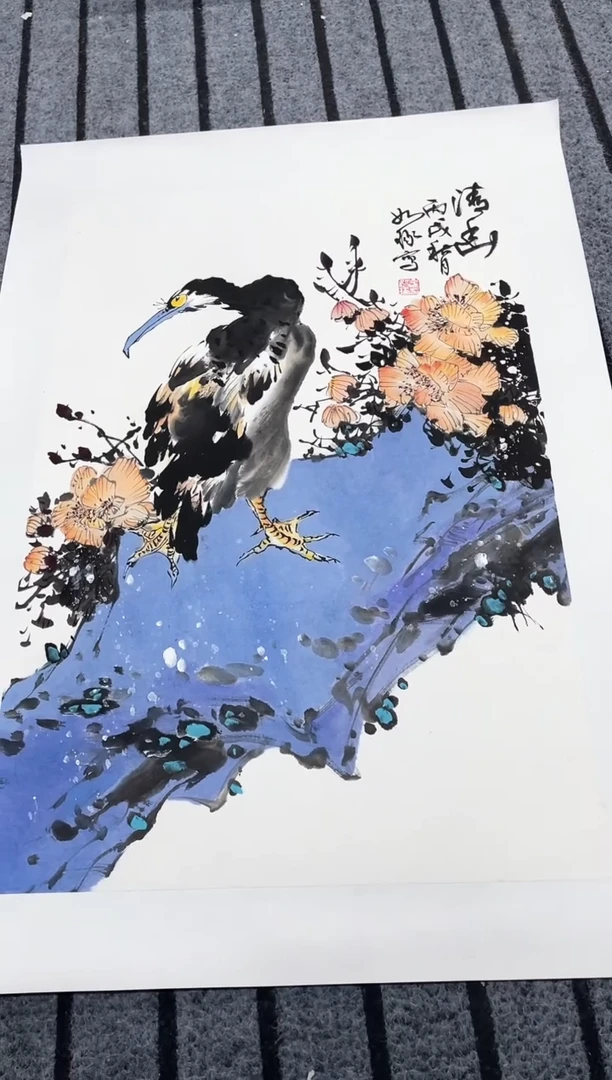 精品国画花鸟作品