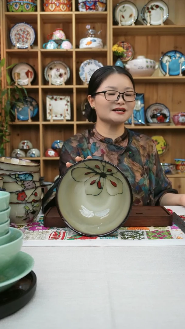瓷片小可陶瓷一个大碗