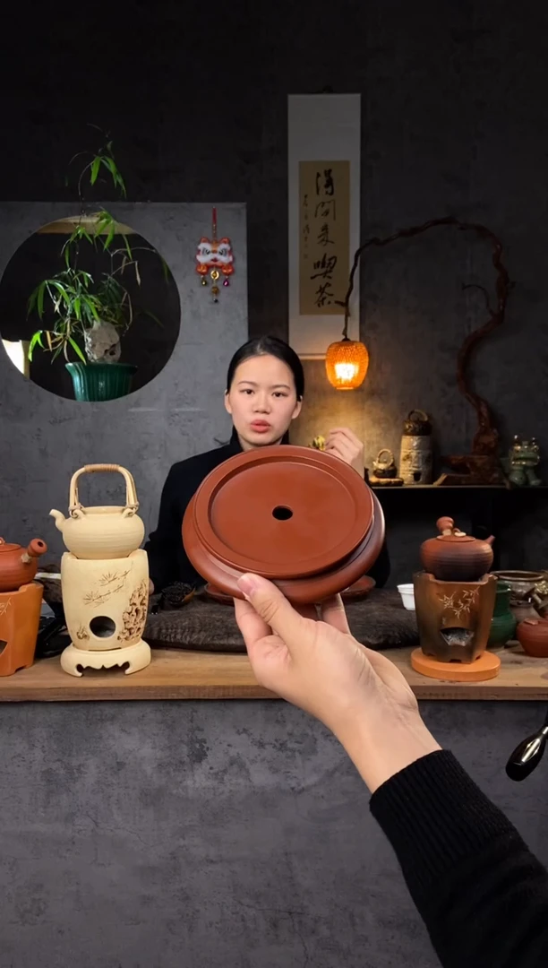 【闪购商品】手工原矿潮州砂铫壶红泥6寸分体壶承