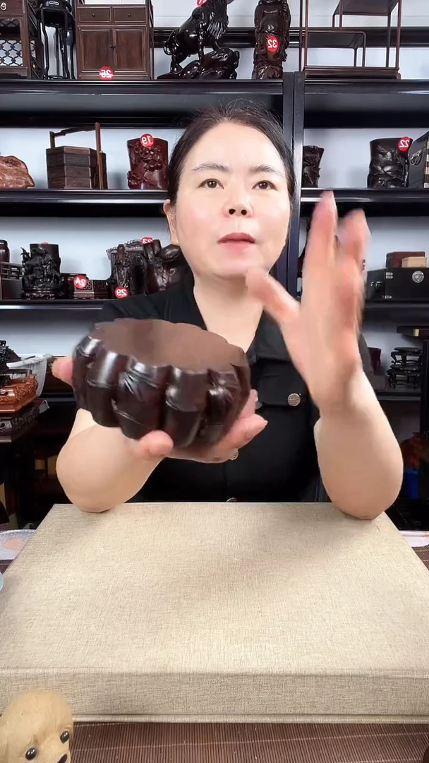 木竹节圆老李红木工艺品