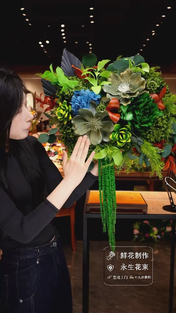 琉璃手工艺品手工花器花束空运包邮送货上门-以图片为准