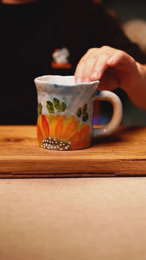 @@陶园瓷舍@@纯手工手绘@高温釉下彩