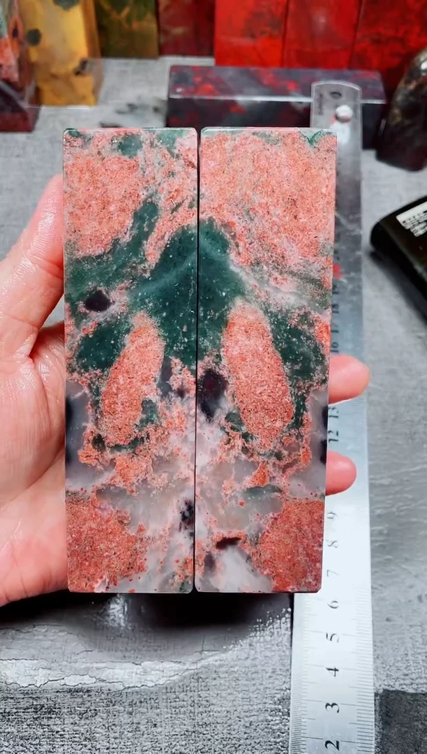 桂林鸡血玉素章对章36