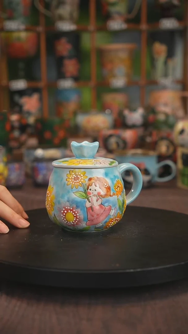 油画手绘釉下彩