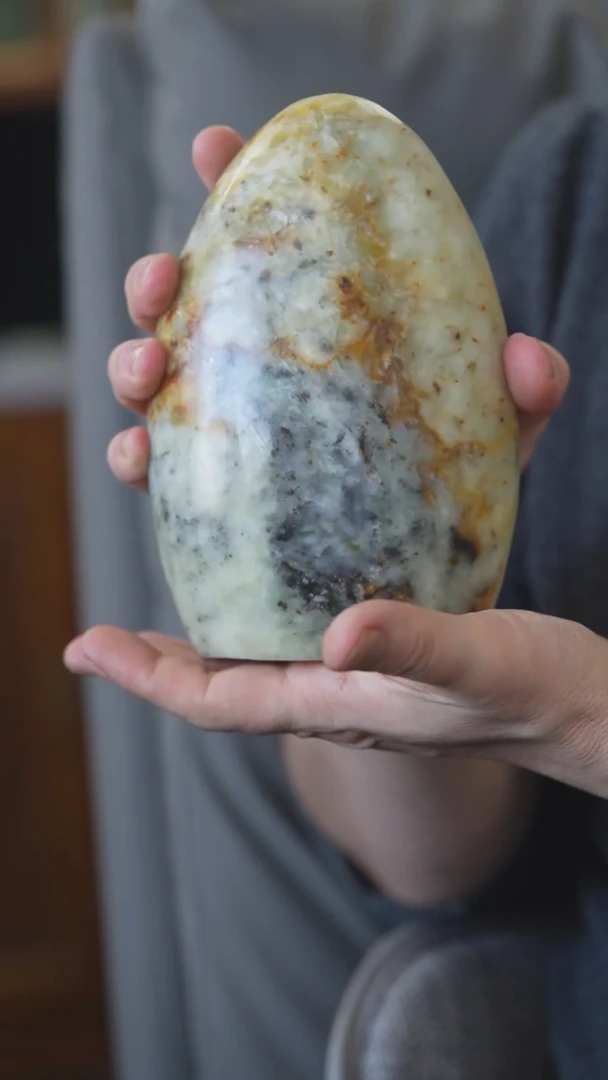 未镶嵌岫玉摆件永***梦摆件