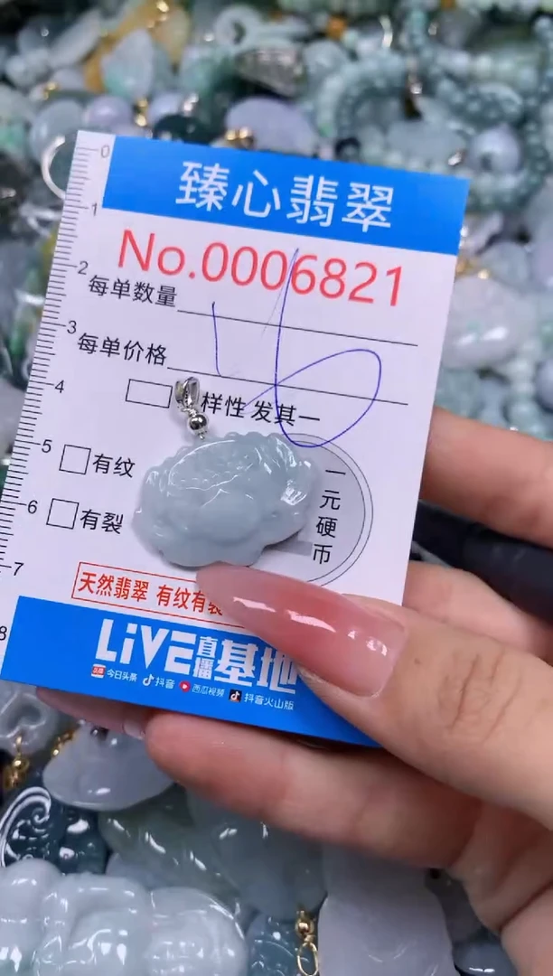 【闪购商品】翡翠颈饰未镶嵌含绳0006821