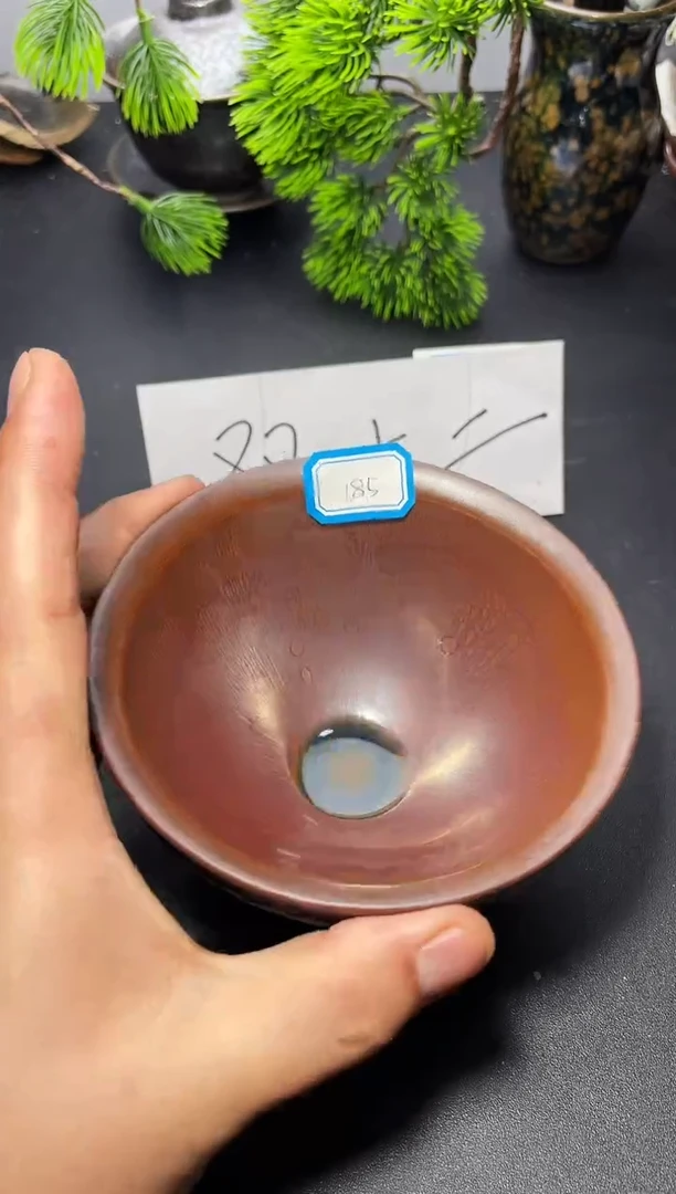 茶盏185叶紫建盏