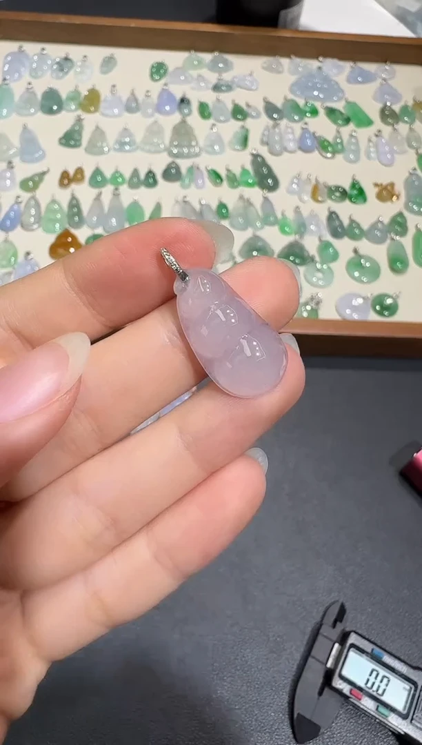 翡翠18K金镶嵌颈饰X0731-1501-179