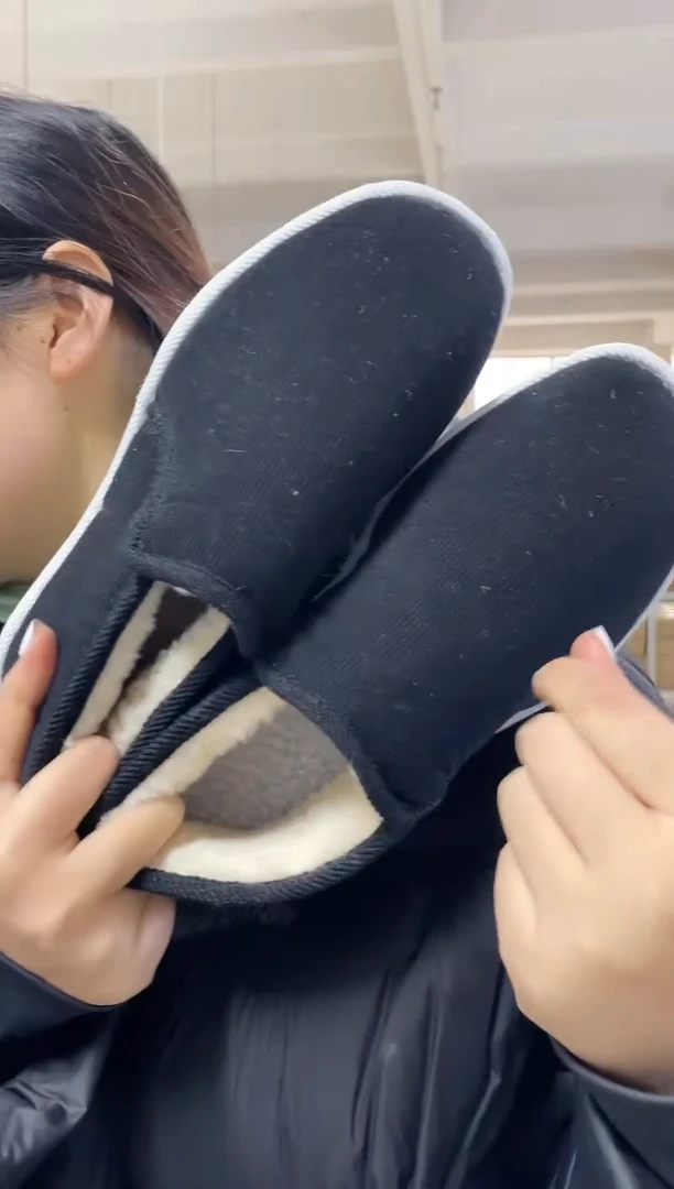 手纳底黑色棉鞋42码