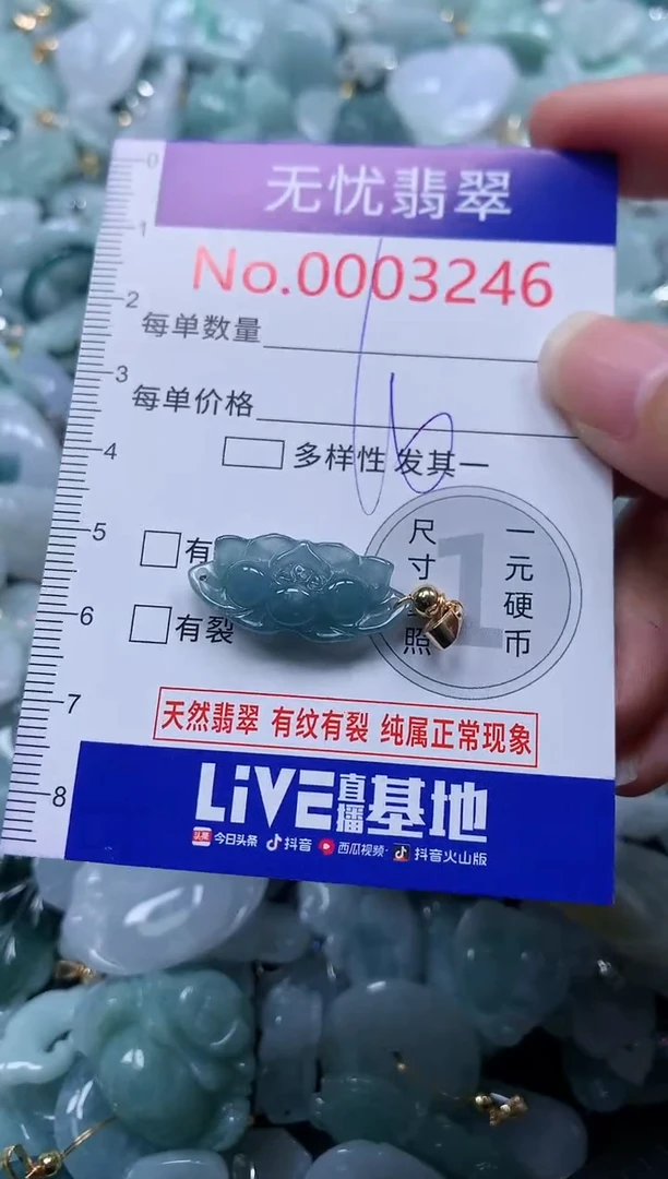 颈饰未镶嵌翡翠3246