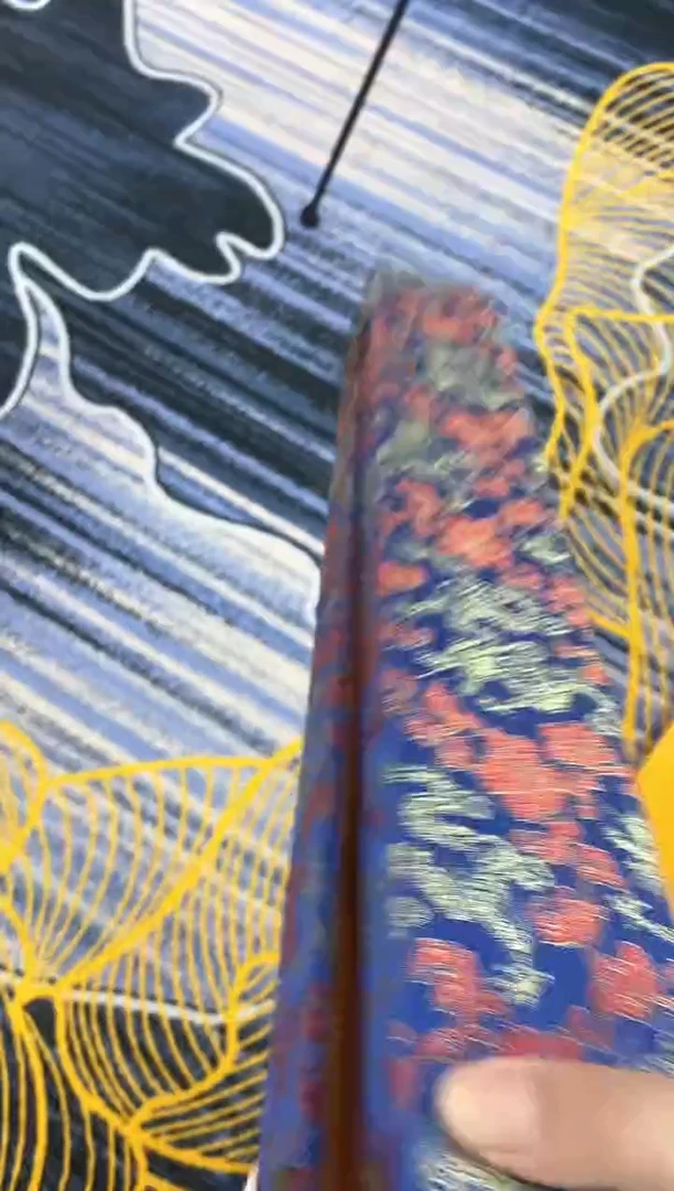 【闪购商品】国画张巨富 国画托底作品带锦盒  五牛图