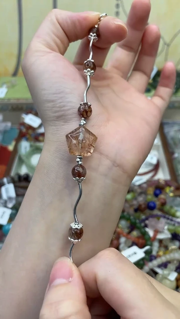 未镶嵌手链水晶330