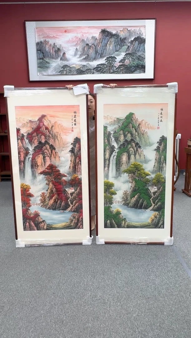 国画手绘 源远流长 172*85