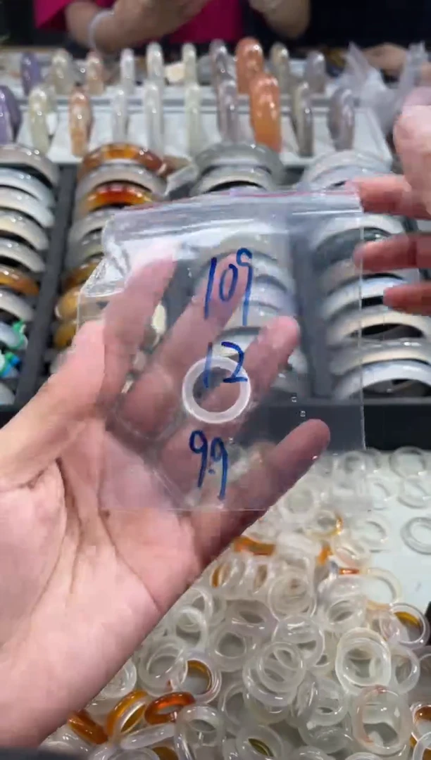 玛瑙/玉髓戒指未镶嵌109