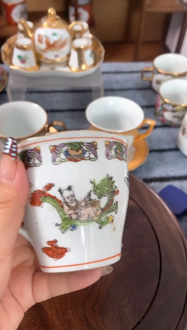 其他微瑕景德镇窑厂瓷摆件单件