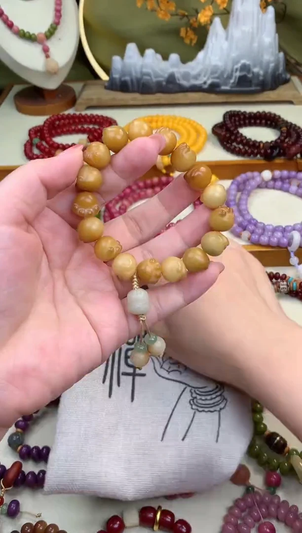 【闪购商品】白玉菩提手串柠檬黄