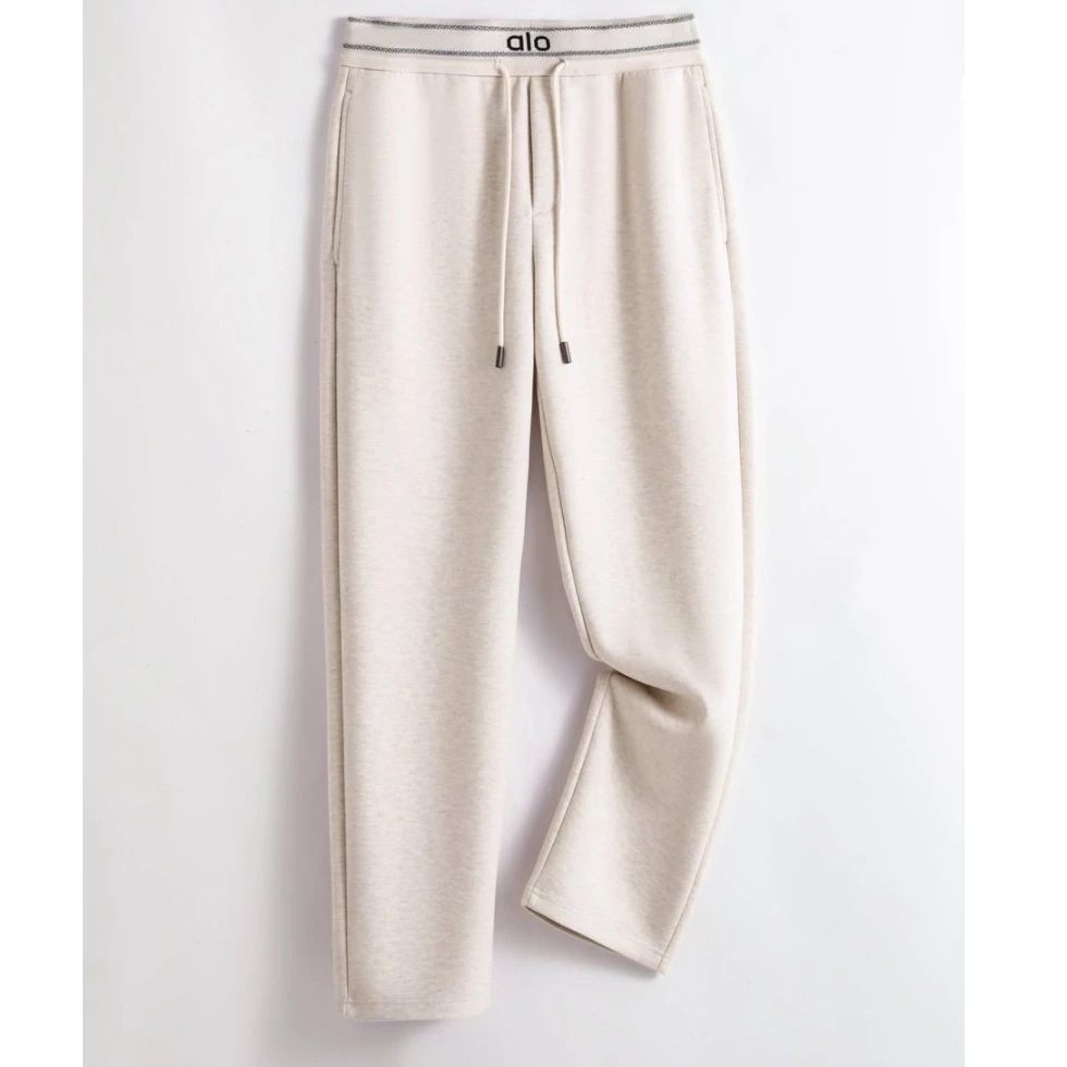 TOM FFIOR 【a*o-5300】醋酸羊毛！松紧带抽绳款直筒休闲长裤255905