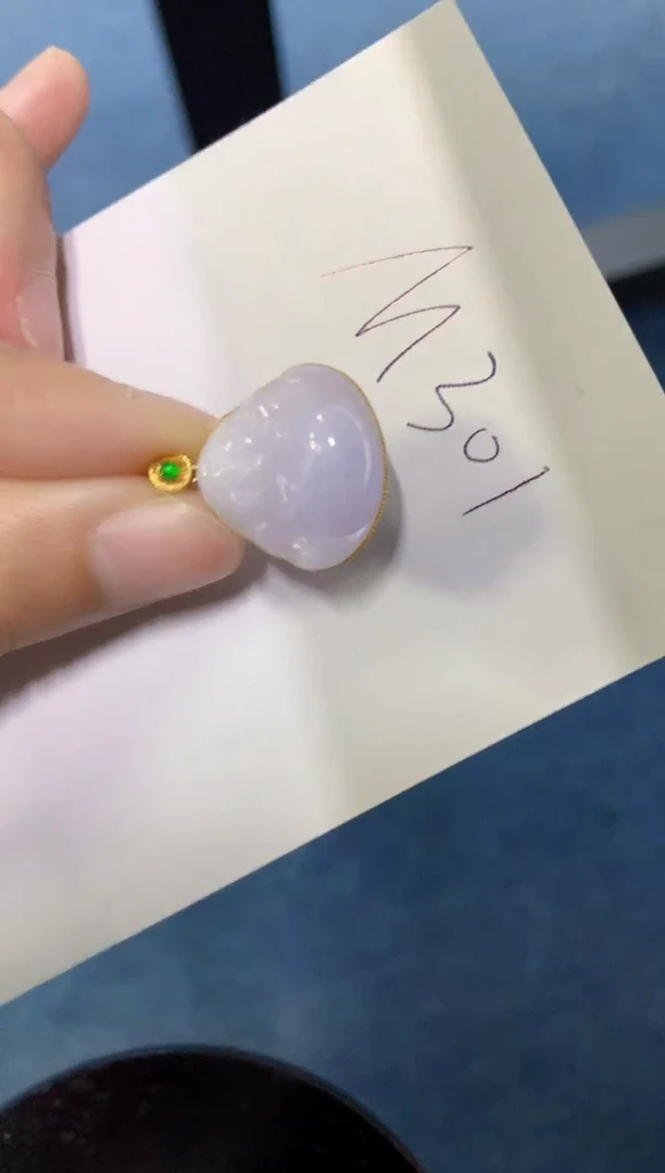 【闪购商品】翡翠颈饰18K金镶嵌000000000