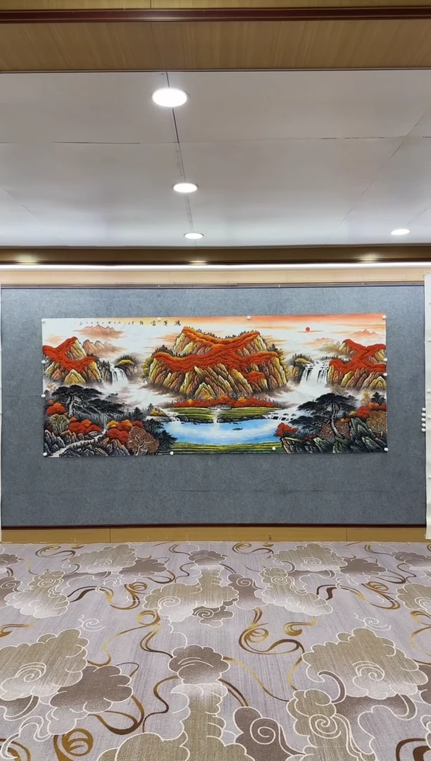 【闪购商品】绘画1刘雪红-大丈二-山水国画