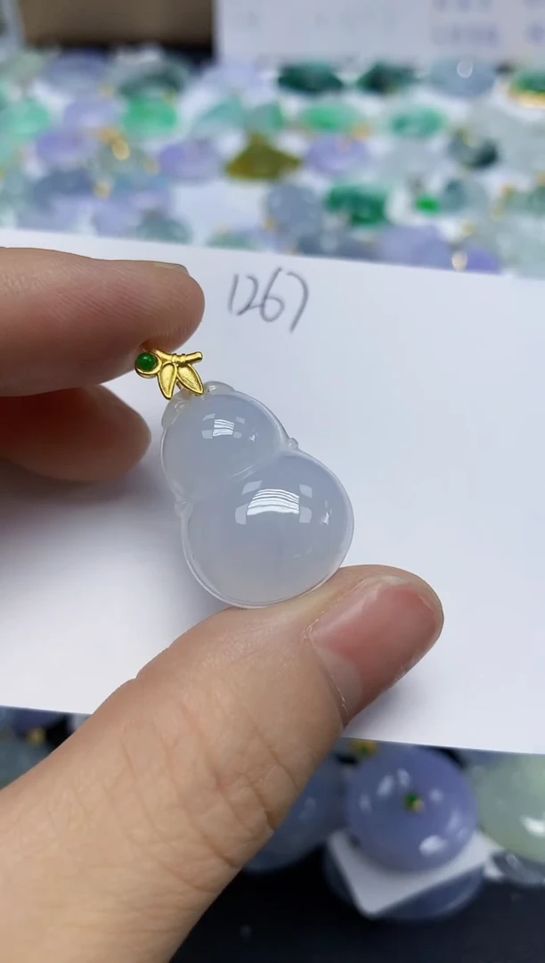 翡翠未镶嵌颈饰天然缅甸翡翠A货