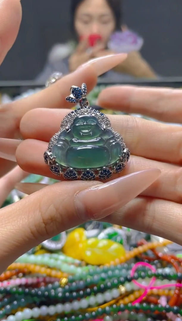 颈饰未镶嵌翡翠/X/翡翠A货，一件也是批发价