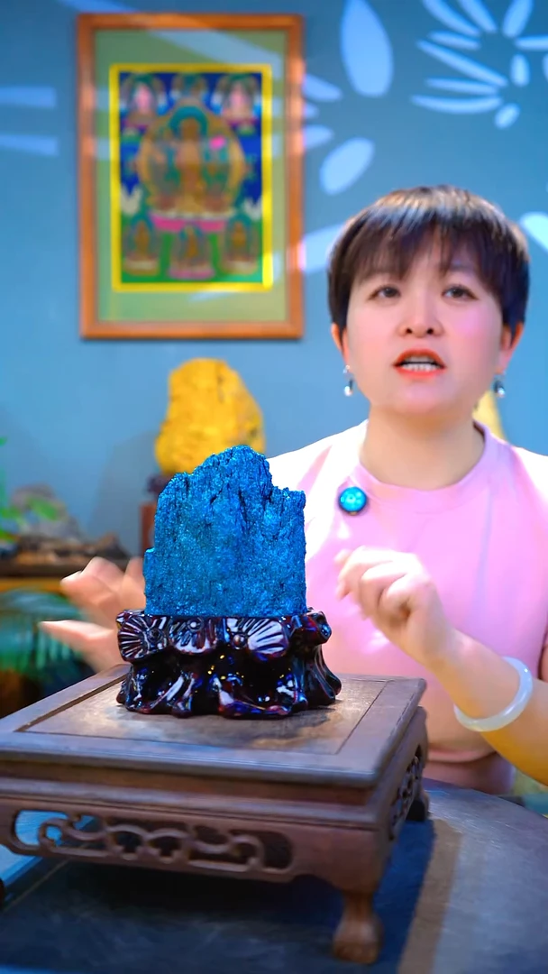 石材精品斑铜矿 石头摆件