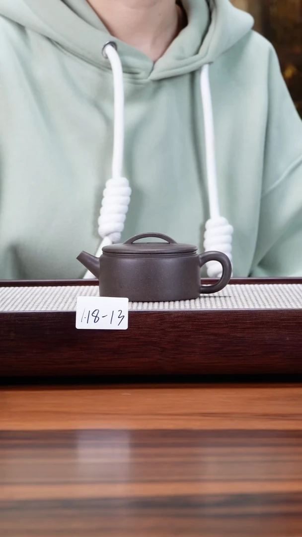 【闪购商品】紫砂茶壶1.18-13清灰紫 汉瓦150