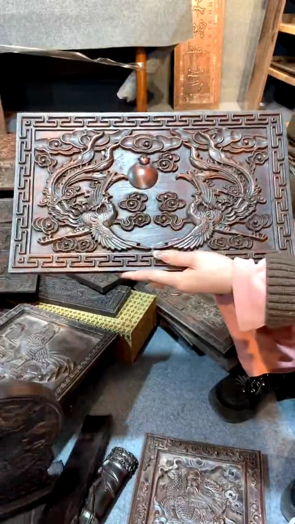 【闪购商品】木紫檀雕刻一物一拍以直播间为准