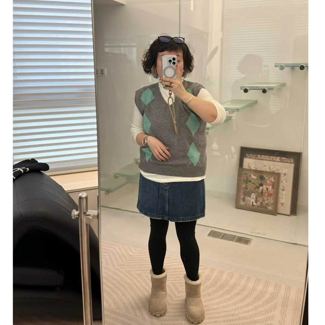 MEET   冬季定制版菱格马甲