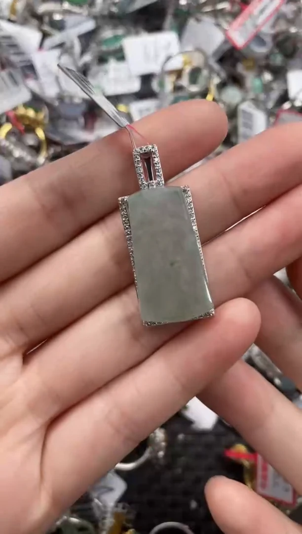 银S925镶嵌戒指翡翠141414----10