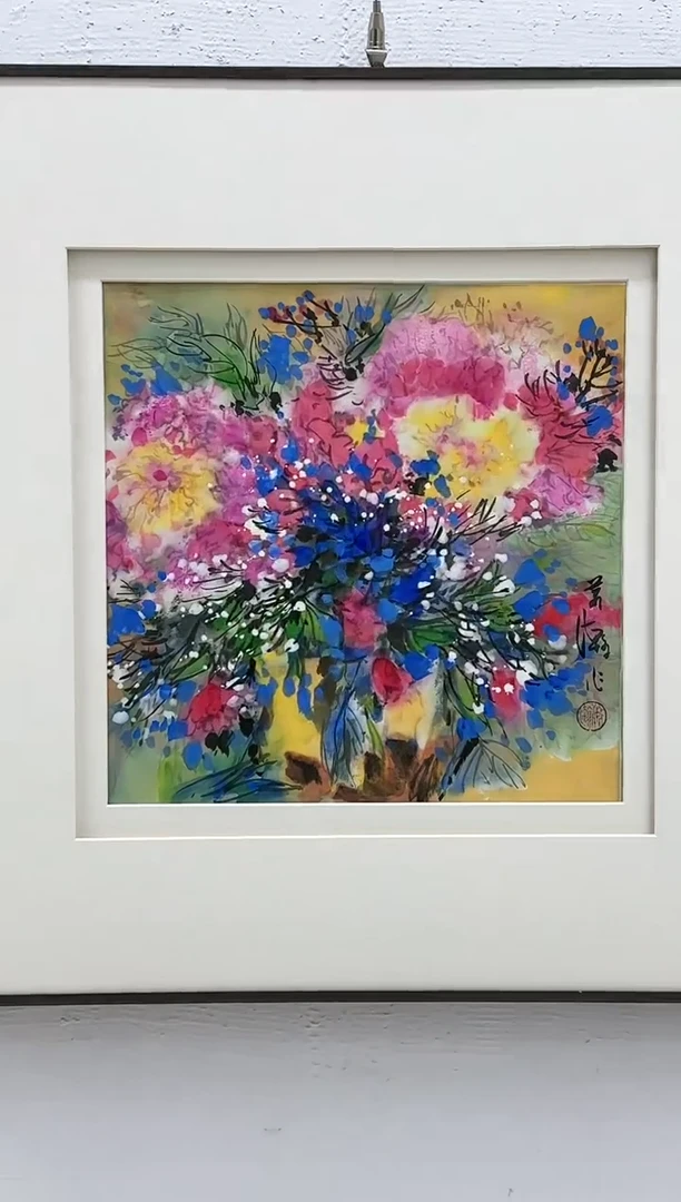 【闪购商品】折扇1萧老师国画作品