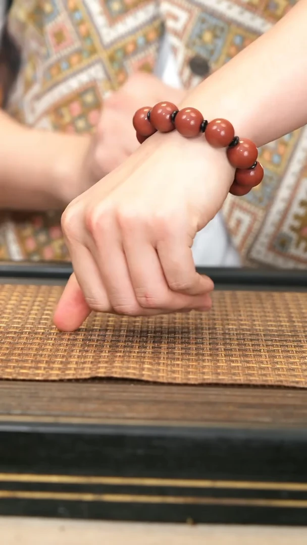 茶壶紫砂14《紫砂手串》红色