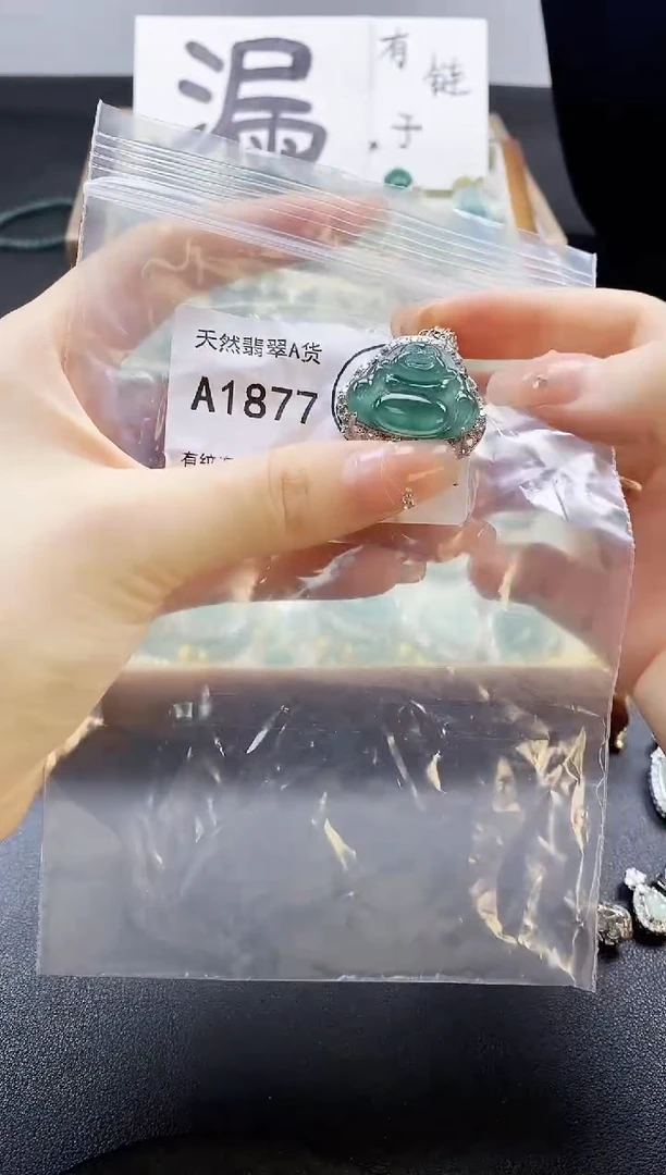 翡翠未镶嵌吊坠(赠链)天然翡翠A货